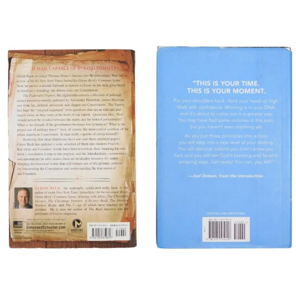 Joel Osteen + Glenn Beck Non-Fiction Book Bundle - Picture 2 of 10